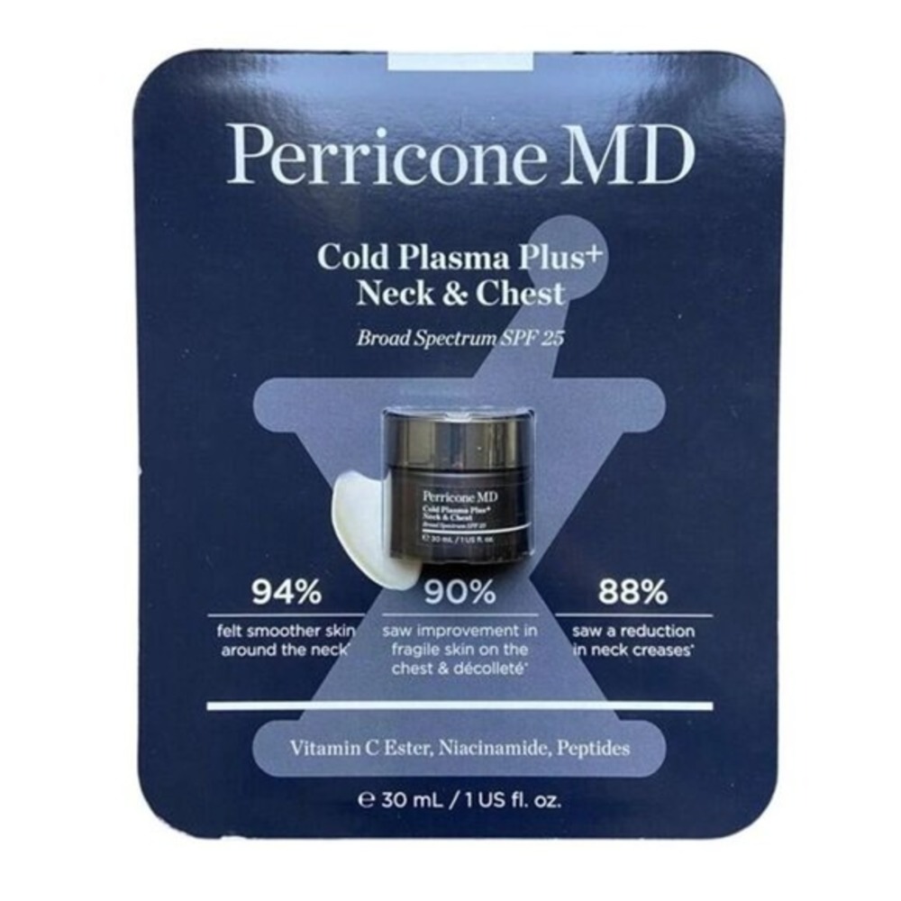 Perricone MD Cold Plasma Plus Neck Chest Broad Spectrum SPF 25 ‎ Exp 02/2026